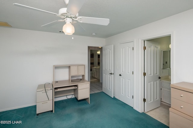 4080 Albacore Dr, Lake Havasu City, AZ 86406 - unfurnished office with ceiling fan, carpet flooring, and electric panel