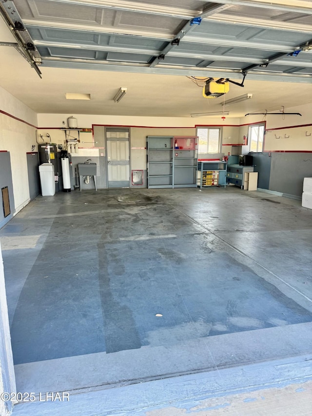 4080 Albacore Dr, Lake Havasu City, AZ 86406 - garage with a garage door opener and a sink