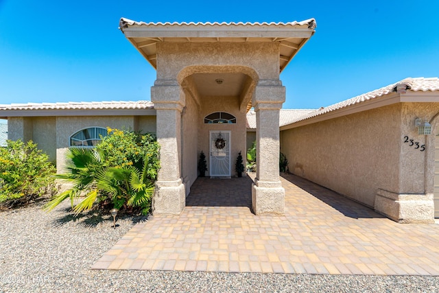 2335 Palo Verde Blvd N, Lake Havasu City, AZ 86404 - view of exterior entry featuring stucco siding