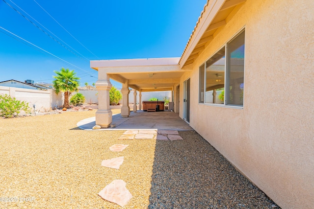 2335 Palo Verde Blvd N, Lake Havasu City, AZ 86404 - fenced backyard featuring a patio area