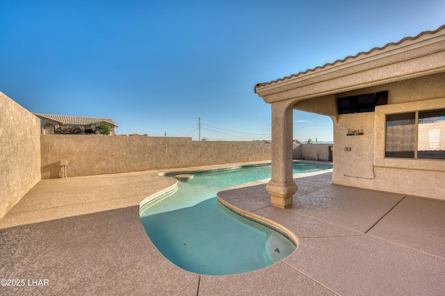 3000 Mirage Dr, Lake Havasu City, AZ 86404 - view of swimming pool with a fenced backyard and a patio area