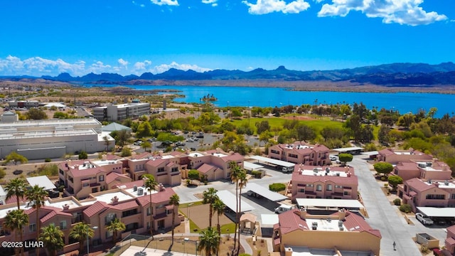 1650 Smoketree Ave S Unit 135, Avenue, Lake Havasu City, AZ 86403 - drone / aerial view of a water and mountain view