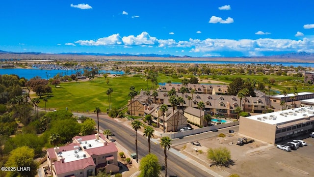 1650 Smoketree Ave S Unit 135, Avenue, Lake Havasu City, AZ 86403 - drone / aerial view of a water and mountain view