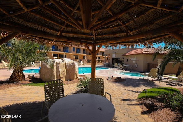 1650 Smoketree Ave S Unit 135, Avenue, Lake Havasu City, AZ 86403 - community pool featuring a gazebo and a patio area