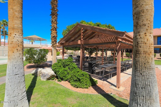 1650 Smoketree Ave S Unit 135, Avenue, Lake Havasu City, AZ 86403 - view of community featuring a pergola and a patio area