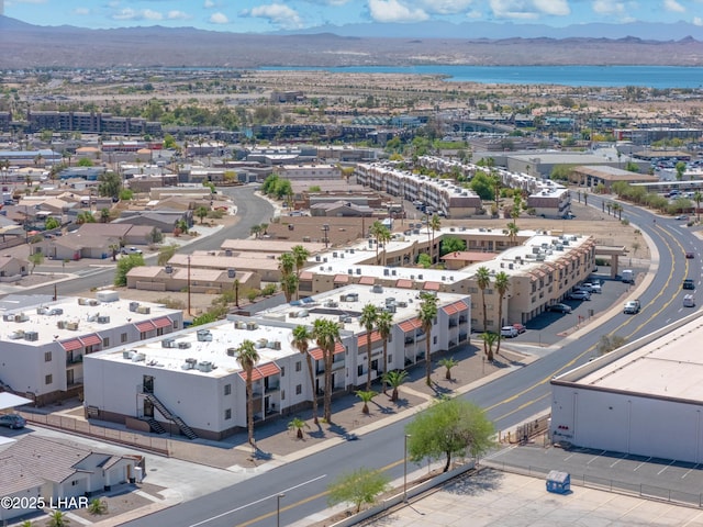 1850 Swanson Ave Unit A16, Lake Havasu City, AZ 86403 - drone / aerial view featuring a water and mountain view