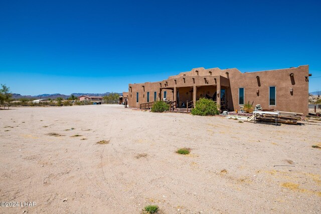 view of rear view of property