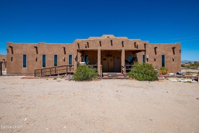 view of rear view of house