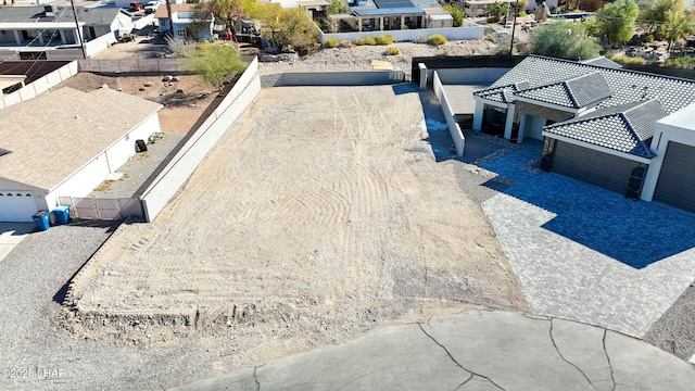 bird's eye view featuring a residential view