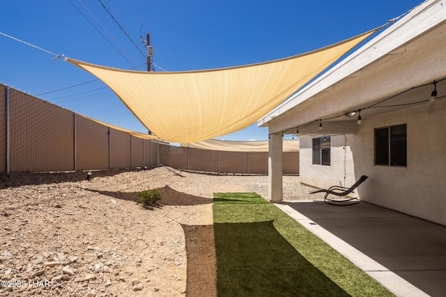 2764 Daytona Ave, Lake Havasu City, AZ 86403 - view of yard featuring a fenced backyard and a patio area