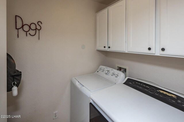 2764 Daytona Ave, Lake Havasu City, AZ 86403 - laundry area featuring cabinet space and washer and dryer
