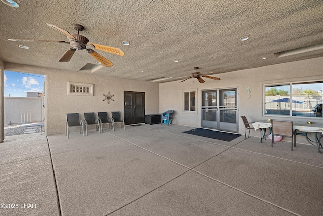 3370 Thunderhead Dr, Lake Havasu City, AZ 86406 - view of patio featuring a ceiling fan