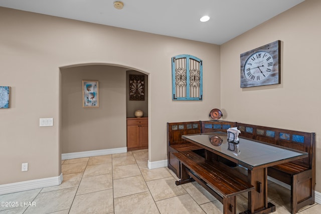3370 Thunderhead Dr, Lake Havasu City, AZ 86406 - dining area featuring recessed lighting and light tile patterned flooring