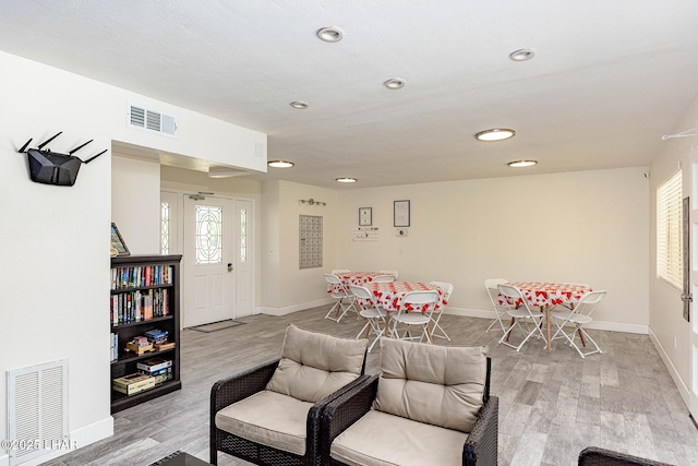 2100 Swanson Ave Unit 201, Lake Havasu City, AZ 86403 - living area featuring recessed lighting, light wood-style flooring, and baseboards