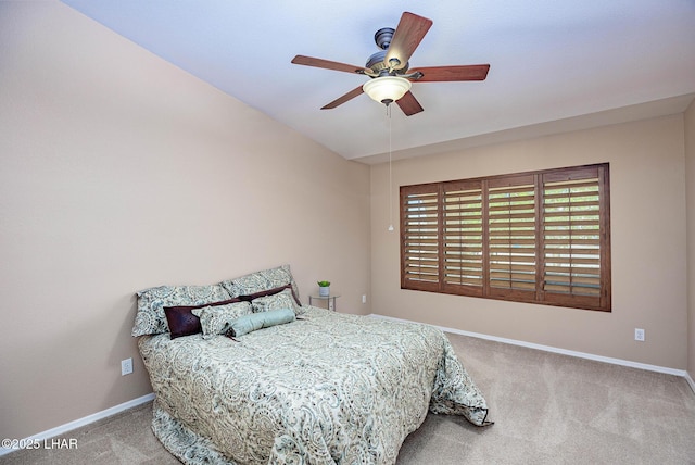 2554 Beverly Glen Dr, Lake Havasu City, AZ 86403 - carpeted bedroom with baseboards and a ceiling fan