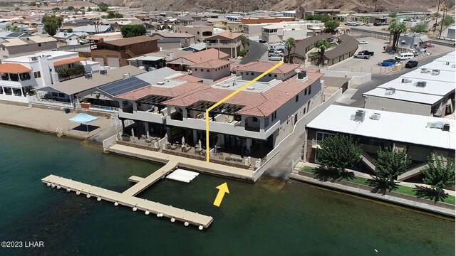 9124 Lakeview Dr, Parker, AZ 85344 - bird's eye view with a water view