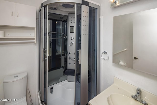 3716 Sloop Ln, Lake Havasu City, AZ 86406 - full bath with a shower stall, toilet, and vanity