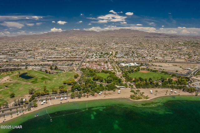 1650 Smoketree Ave S Unit 119, Lake Havasu City, AZ 86403 - bird's eye view with a residential view, a mountain view, and golf course view