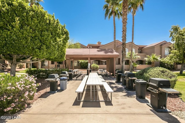 1650 Smoketree Ave S Unit 119, Lake Havasu City, AZ 86403 - view of patio featuring area for grilling and a gazebo