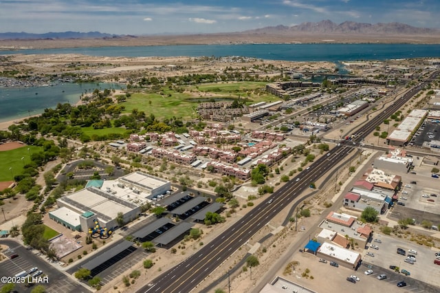 1650 Smoketree Ave S Unit 119, Lake Havasu City, AZ 86403 - bird's eye view with a water and mountain view