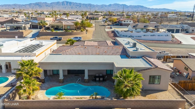 1589 Park Terrace Ave, Lake Havasu City, AZ 86404 - birds eye view of property with a residential view and a mountain view