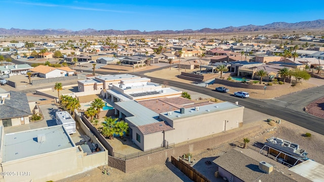 1589 Park Terrace Ave, Lake Havasu City, AZ 86404 - bird's eye view with a residential view and a mountain view
