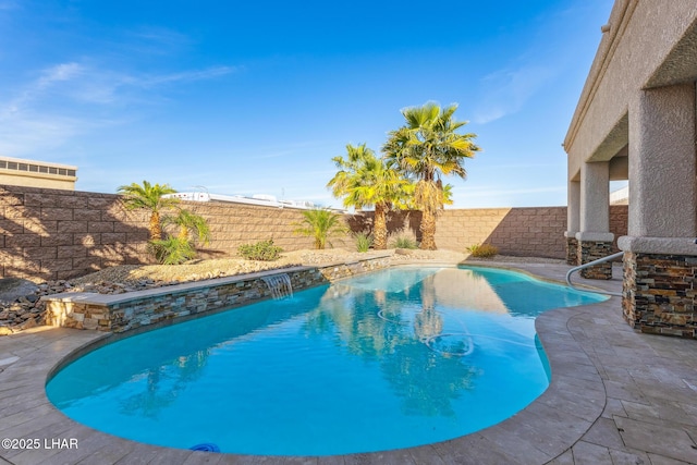 1589 Park Terrace Ave, Lake Havasu City, AZ 86404 - view of pool with a fenced backyard and a fenced in pool