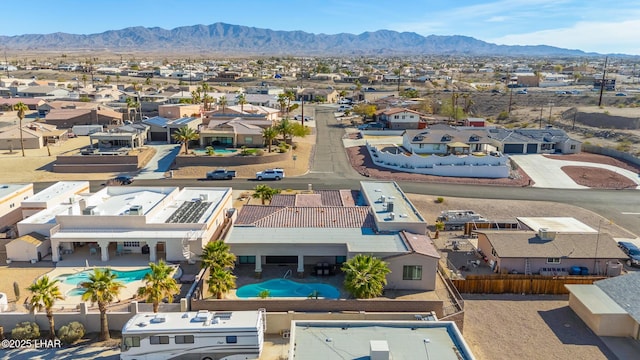 1589 Park Terrace Ave, Lake Havasu City, AZ 86404 - birds eye view of property featuring a residential view and a mountain view