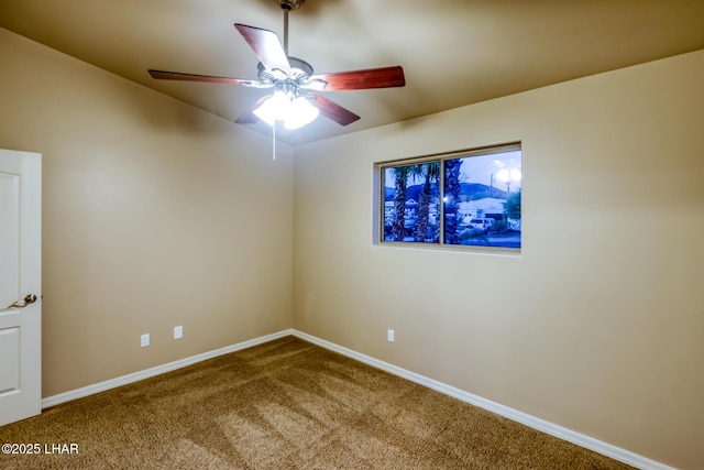 879 Window Rock Plz, Lake Havasu City, AZ 86406 - carpeted empty room featuring ceiling fan and baseboards