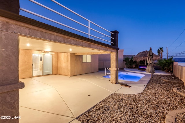 879 Window Rock Plz, Lake Havasu City, AZ 86406 - view of swimming pool with a patio and a fenced backyard