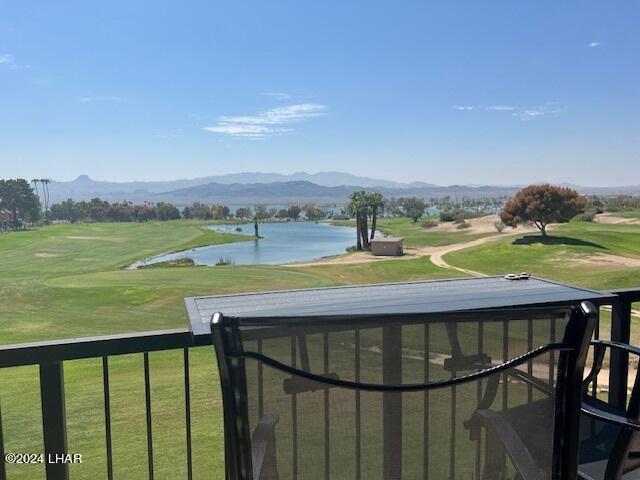 property view of mountains with a water view