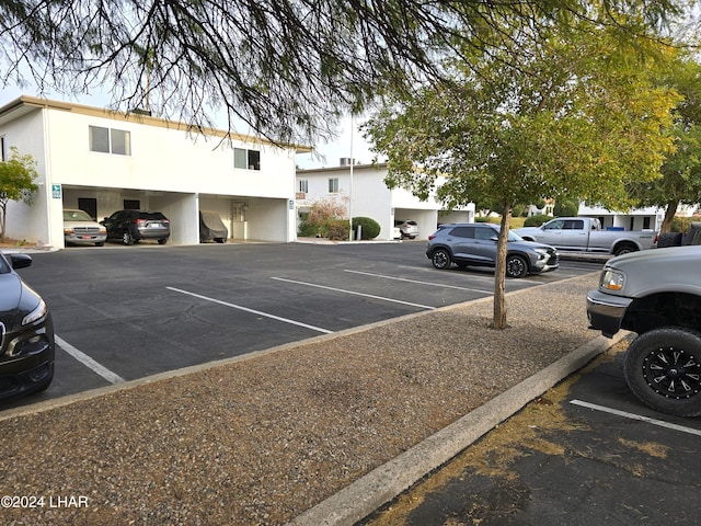 view of vehicle parking