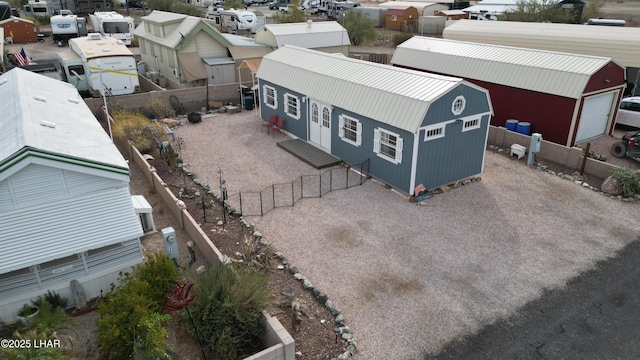 bird's eye view featuring a residential view