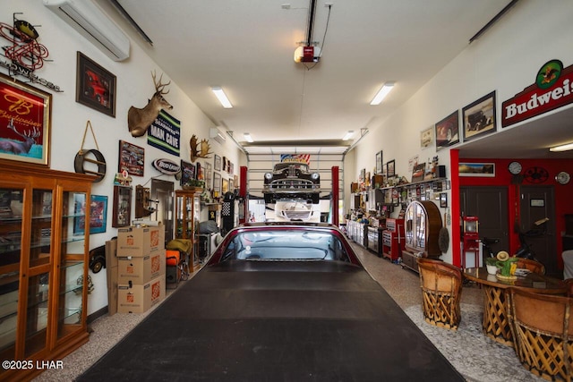 2870 Havasupai Blvd, Lake Havasu City, AZ 86404 - garage featuring a wall unit AC and a garage door opener