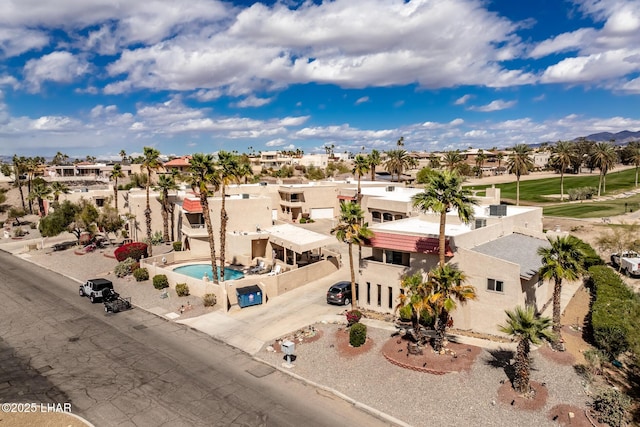 birds eye view of property featuring a residential view