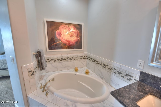8551 River View Villas Dr Unit 15, Parker, AZ 85344 - full bathroom with a bath and vanity