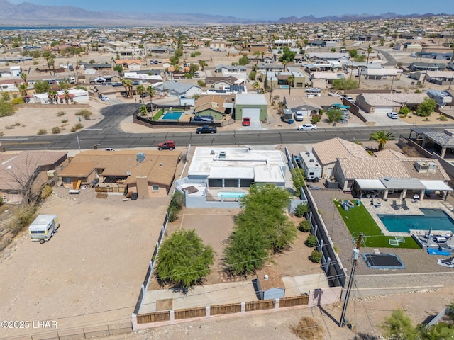 2870 Cisco Dr S, Lake Havasu City, AZ 86403 - aerial perspective of suburban area with mountains