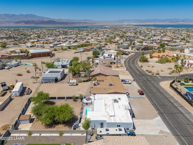 2870 Cisco Dr S, Lake Havasu City, AZ 86403 - aerial perspective of suburban area featuring a mountain backdrop