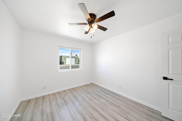 2870 Cisco Dr S, Lake Havasu City, AZ 86403 - spare room with light wood finished floors and a ceiling fan