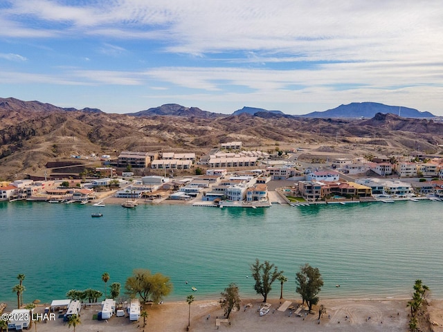 8480 Miraleste Shores Dr, Parker, AZ 85344 - water view featuring a mountainous background