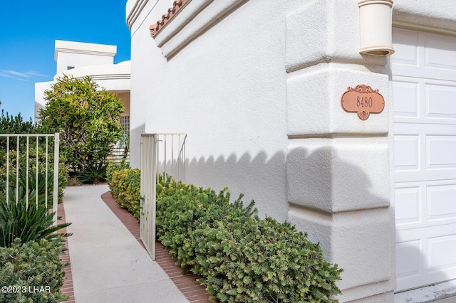 8480 Miraleste Shores Dr, Parker, AZ 85344 - view of home's exterior featuring stucco siding