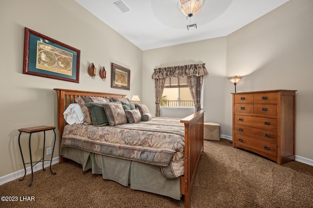 8480 Miraleste Shores Dr, Parker, AZ 85344 - carpeted bedroom with baseboards and ceiling fan