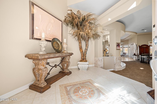 8480 Miraleste Shores Dr, Parker, AZ 85344 - tiled entrance foyer featuring baseboards