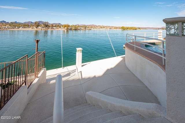8480 Miraleste Shores Dr, Parker, AZ 85344 - dock area featuring a water view