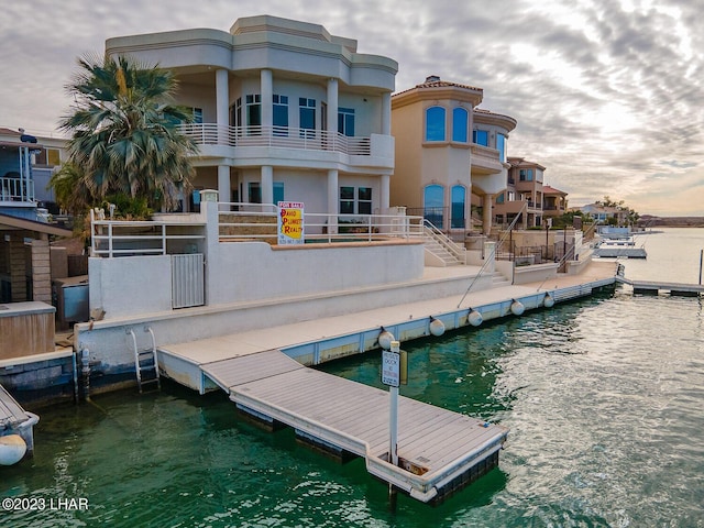 8480 Miraleste Shores Dr, Parker, AZ 85344 - dock with a water view