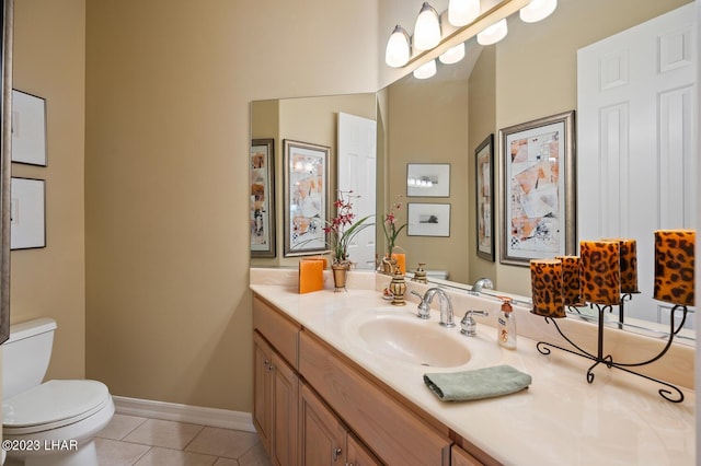 8480 Miraleste Shores Dr, Parker, AZ 85344 - bathroom with vanity and tile patterned flooring
