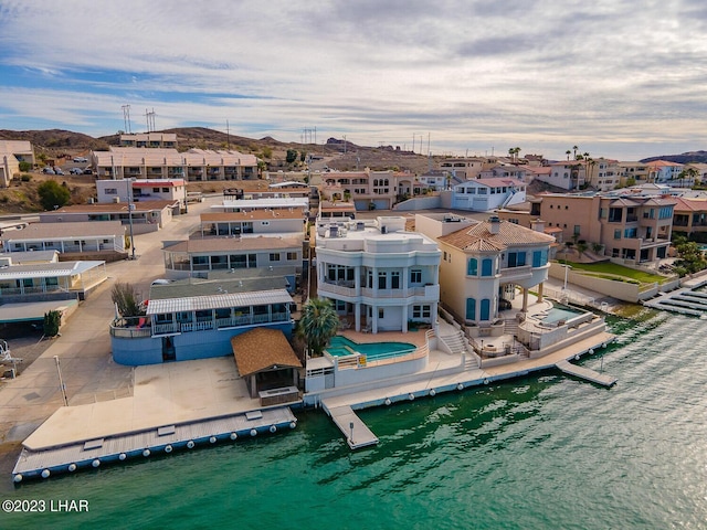8480 Miraleste Shores Dr, Parker, AZ 85344 - aerial perspective of suburban area