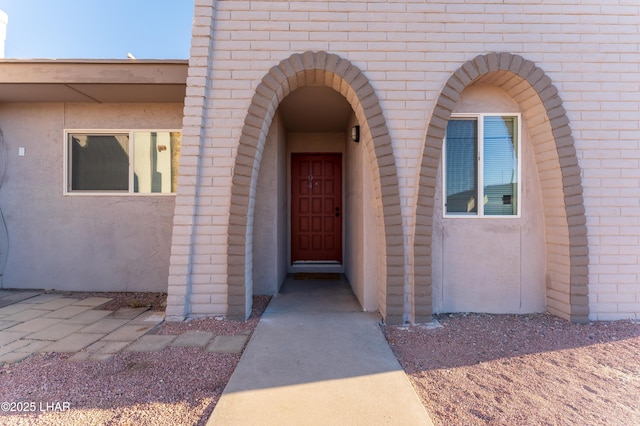 view of entrance to property