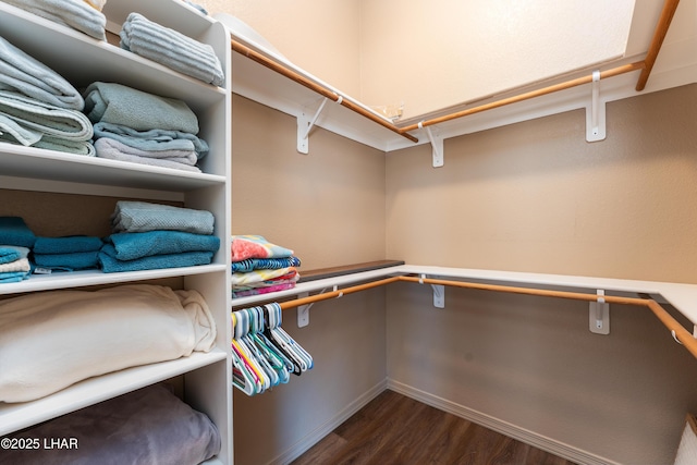 1607 Linda Dr, Lake Havasu City, AZ 86403 - spacious closet featuring dark wood-style flooring