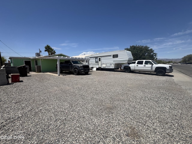 view of vehicle parking